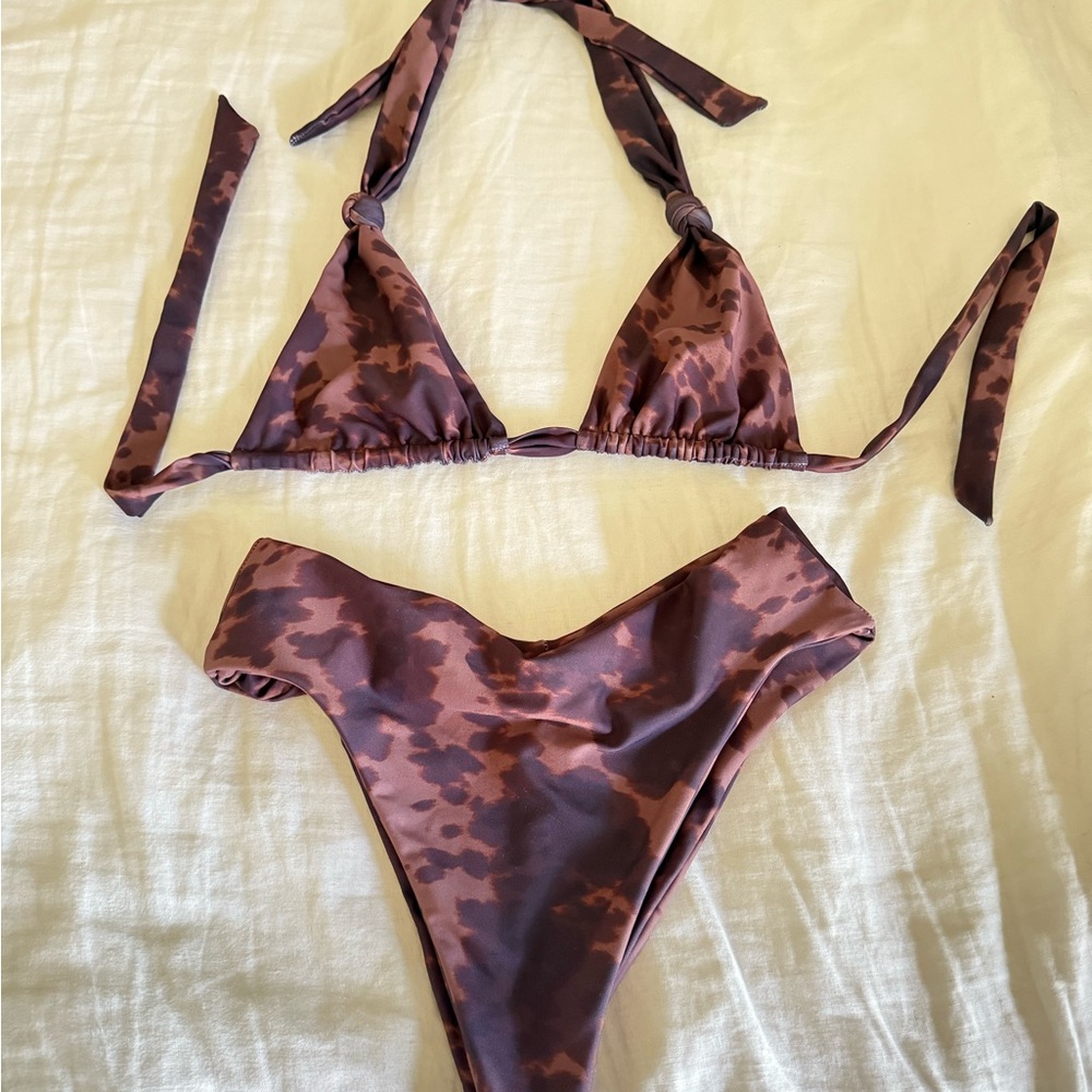Skatie Chocolate and Ebony Swimwear